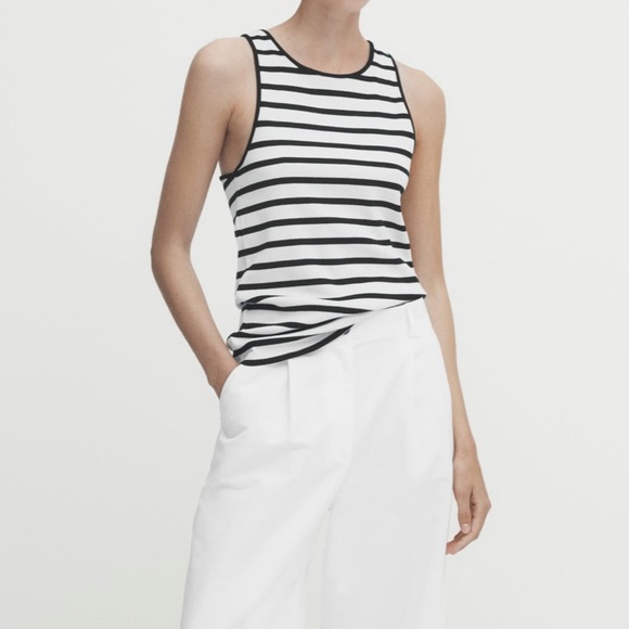 Massimo Dutti Striped Tank - Picture 1 of 13